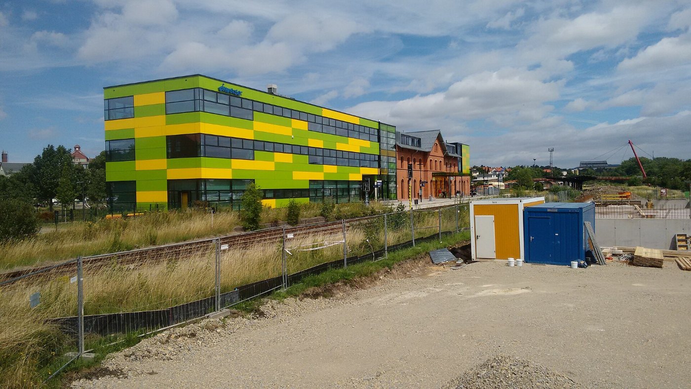 Ilmenau Bahnhof im Juli 2017