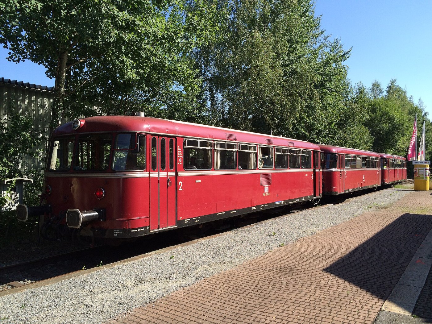 Schienenbus Bahnhof Röhrnbach