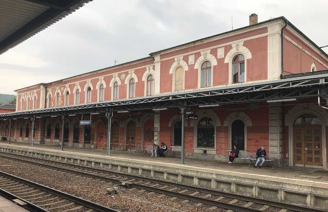 Bahnhof in Löbau, Sachsen
