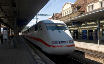 ICE train at Spiez