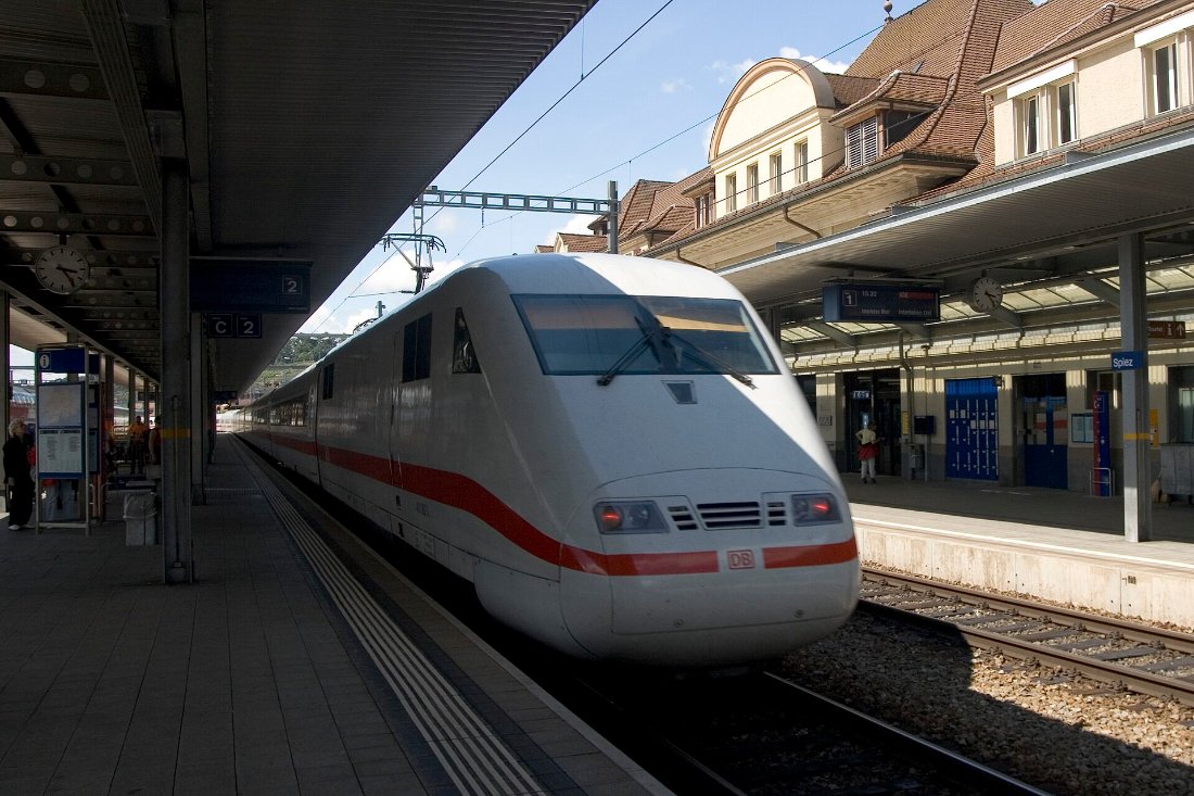 ICE train at Spiez
