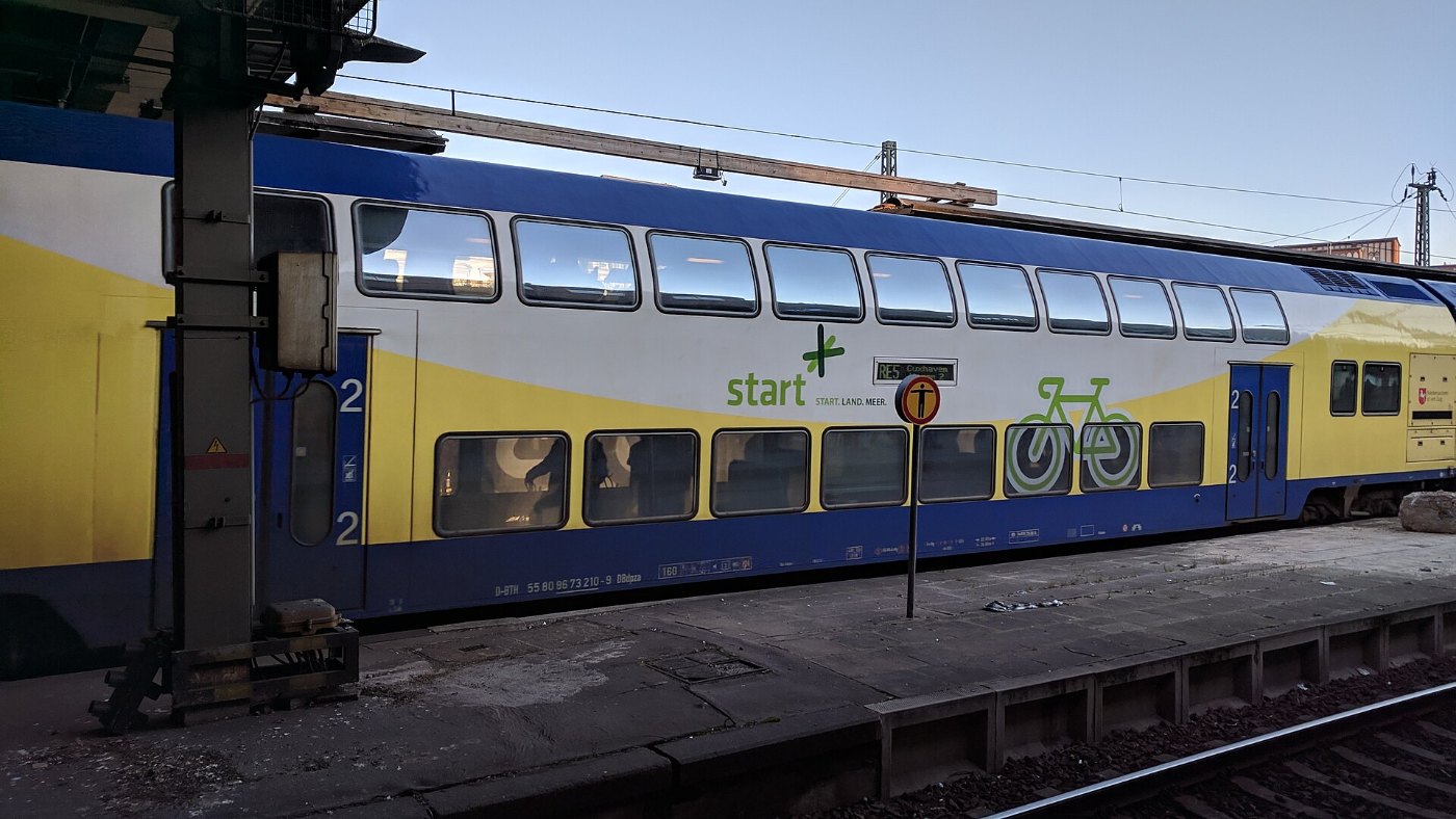 Start RE Hamburg Hbf
