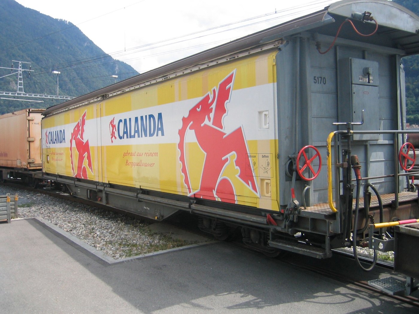CH RhB Gueterwagen Calanda