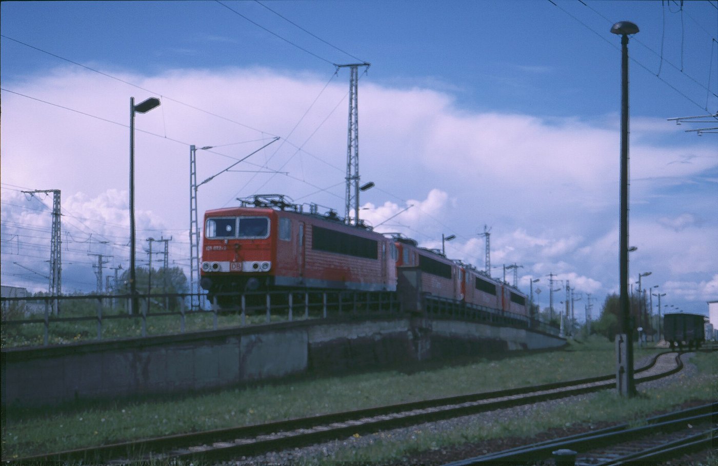 Angermünde Rbf. Lok 155 072 Lok Baureihe 155 Ablaufberg LABW Staatsarchi
