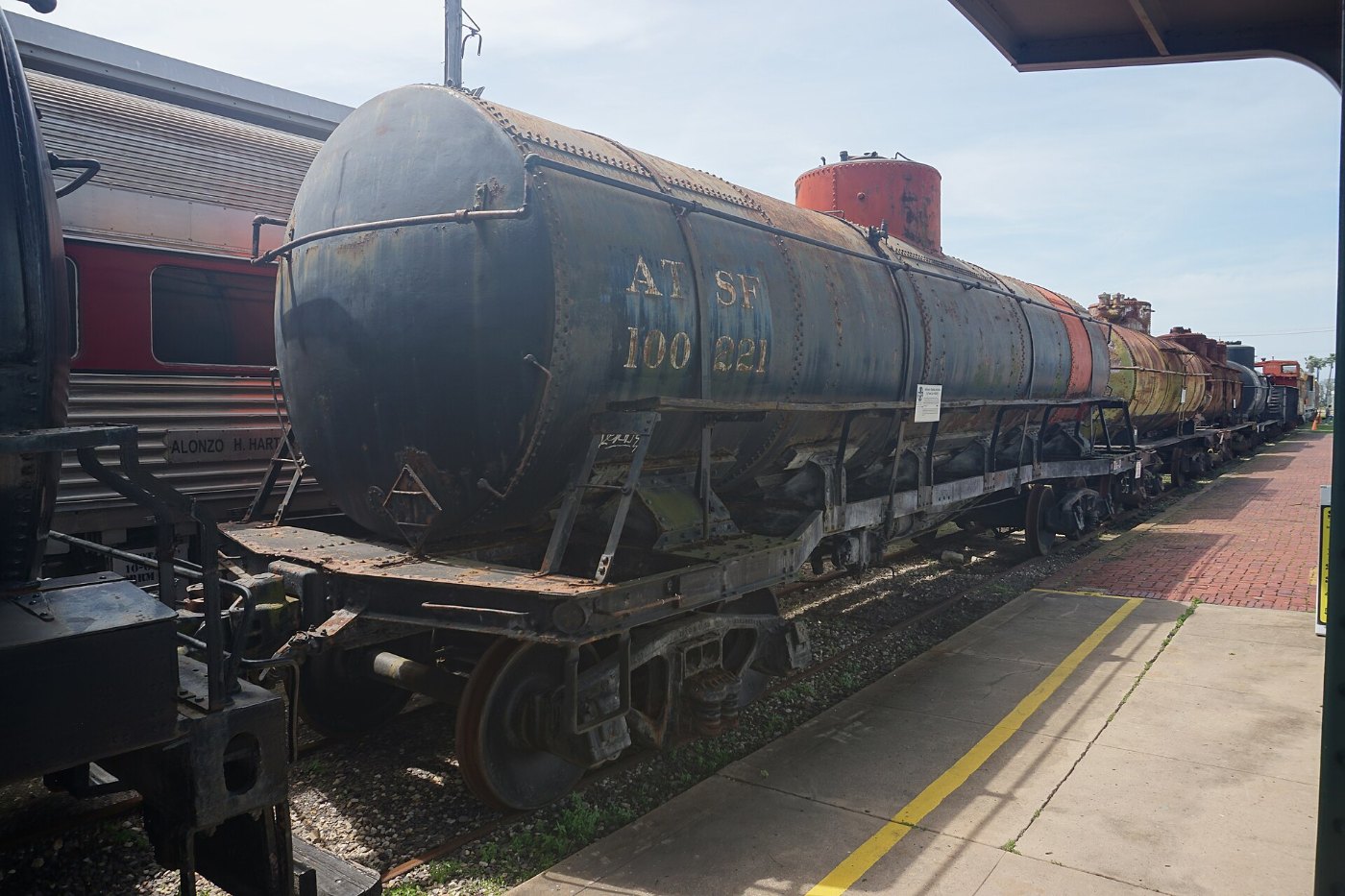 Galveston Railroad Museum March 2022 45 (Atchison, Topeka and Santa Fe R