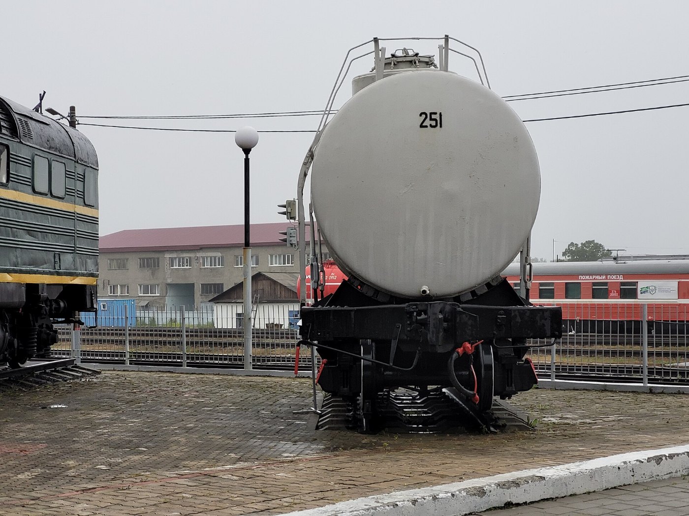 Sakhalin railway museum tank car 2022 08