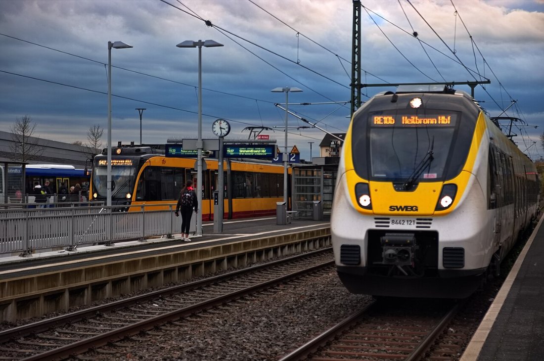 Bahnhof Bad Rappenau SWEG und RE10