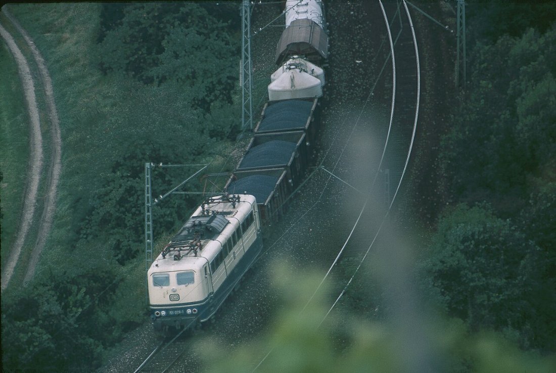 Besigheim Lok 151 079 Güterzug LABW Staatsarchiv Ludwigsburg PL 734 KD 2