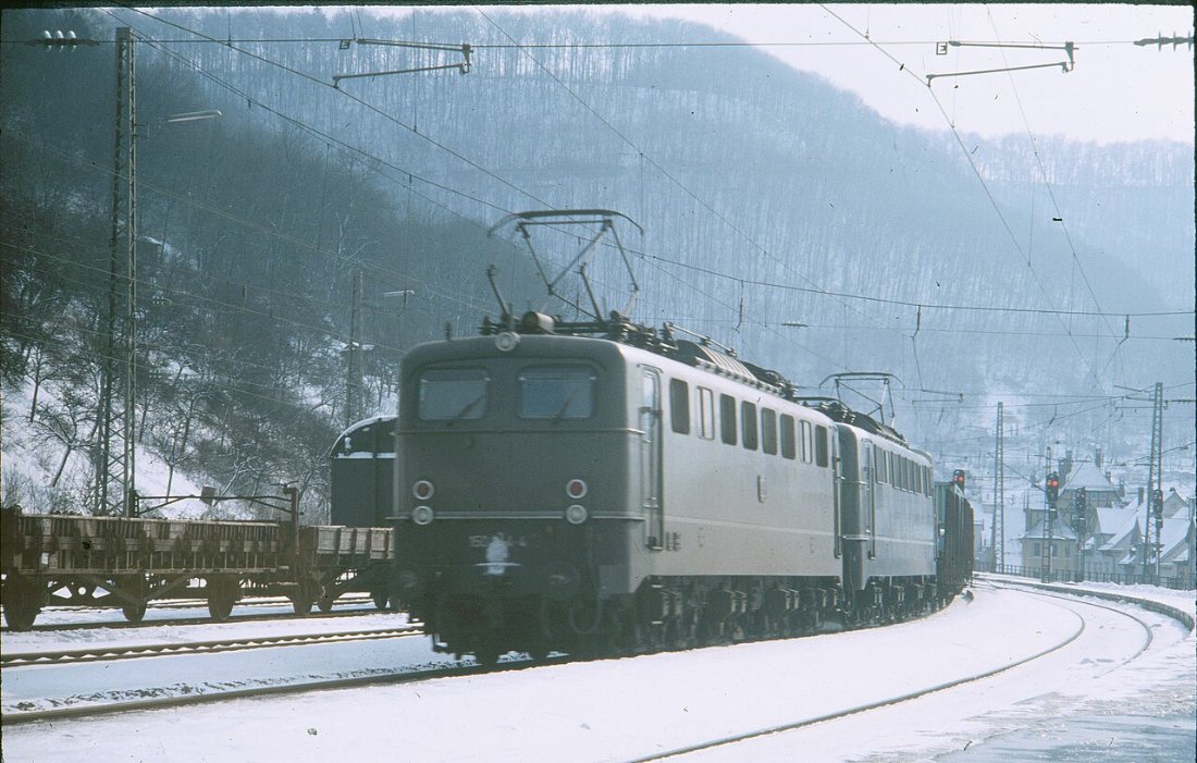 Geislingen Lok 150 144 Vorspann Lok Baureihe 150 Güterzug LABW Staatsarc