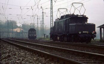 Laufach Lok 194 582 Lok 194 026 Schiebelok Lok 151 158 Güterzug LABW Sta