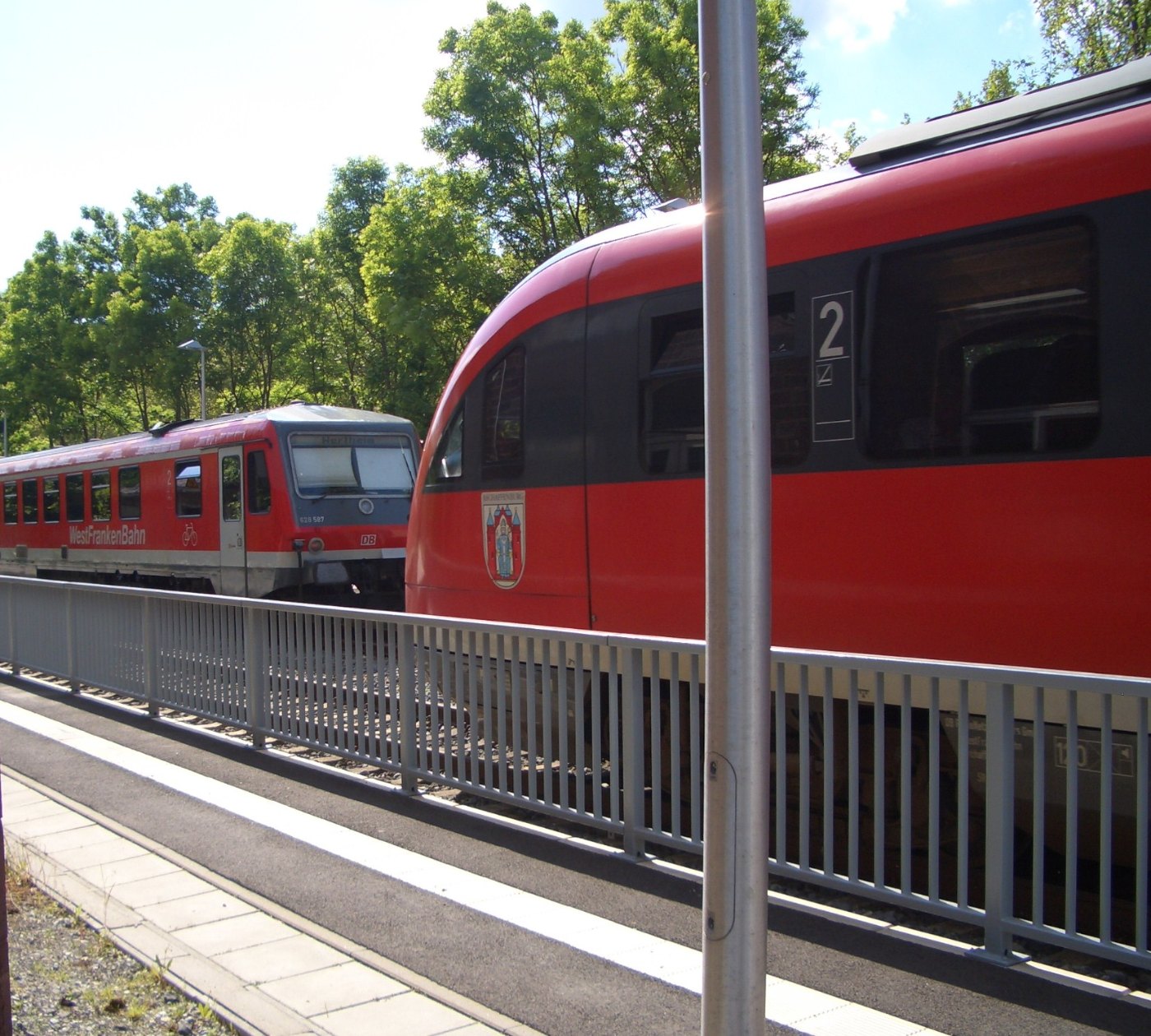 Bahnhof Gamburg (Tauber) Regionalbahn