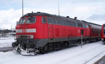 Bahnhof Kempten Allgäu Diesellok 218 488 5