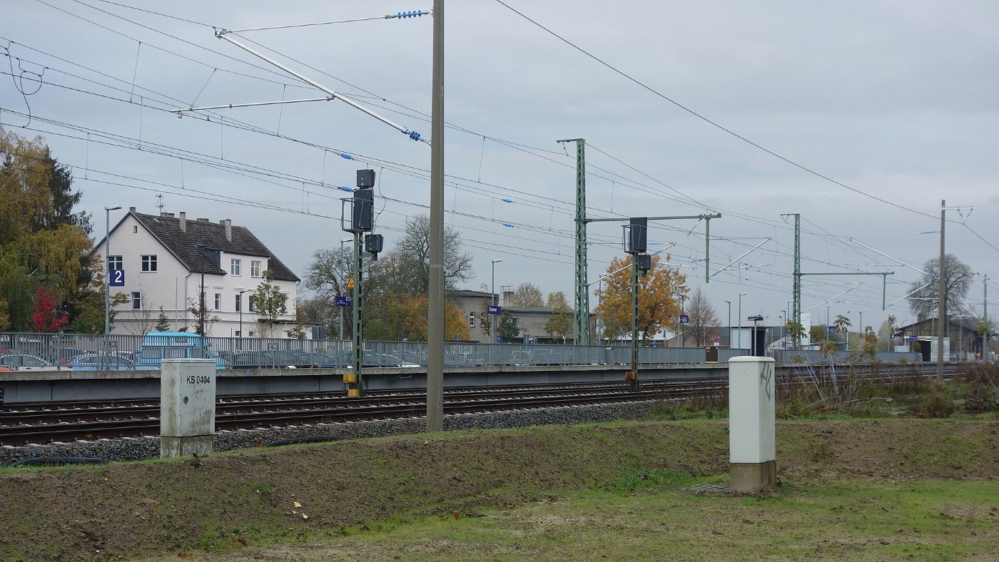 Bahnsteig 2 Bahnhof Gransee 2019 N