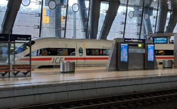 ICE Train, Frankfurt Flughafen Fernbahnhof ()