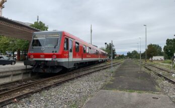 VT 628 am Hausbahnsteig Gleis 1