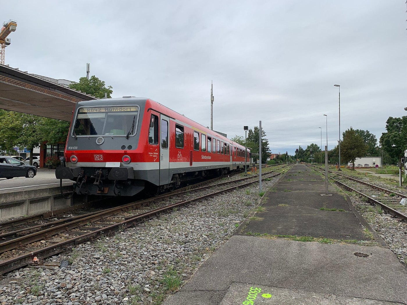 VT 628 am Hausbahnsteig Gleis 1