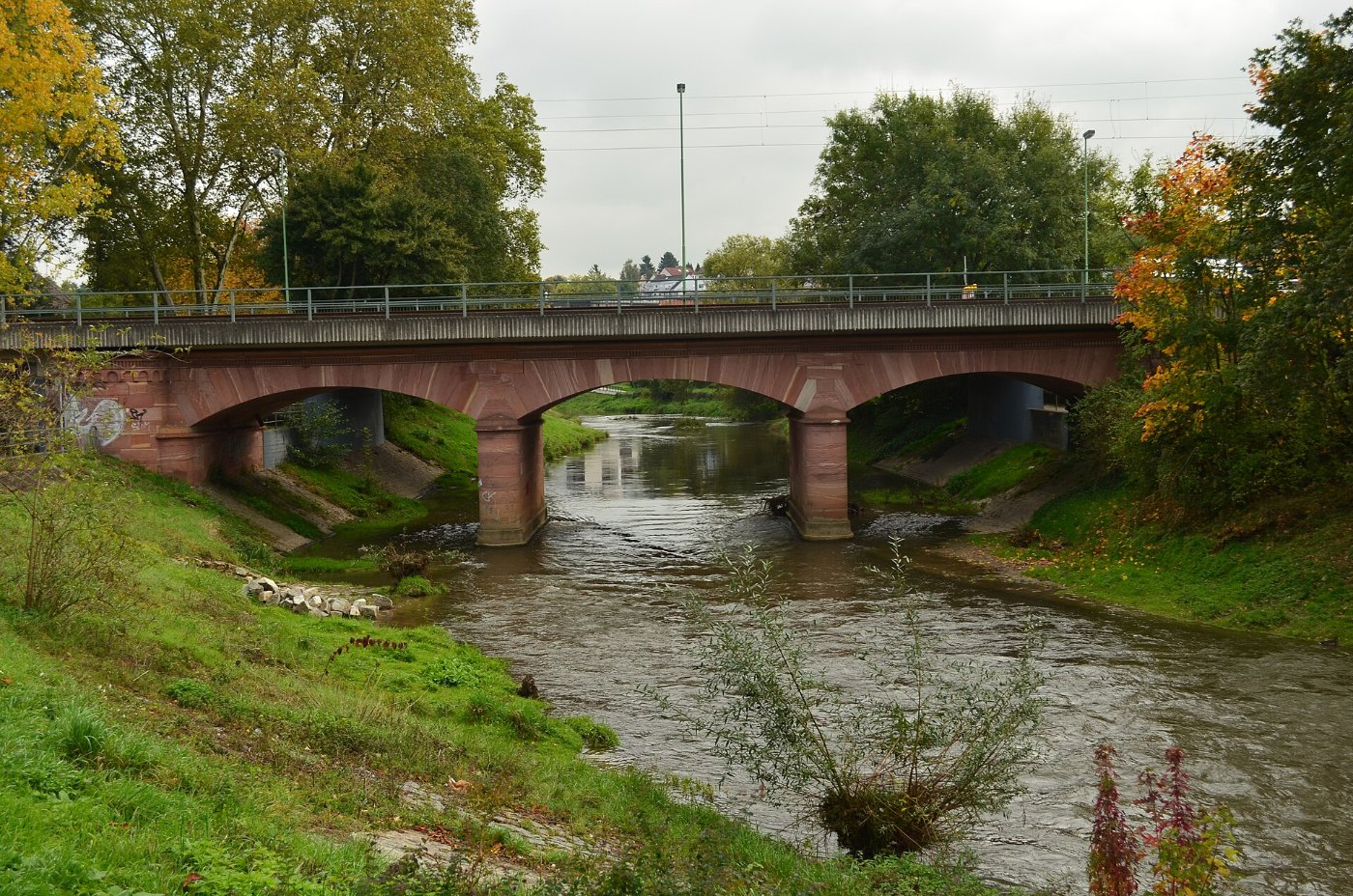 Bad Vilbel Eisenbahnbruecke Main Weser 1