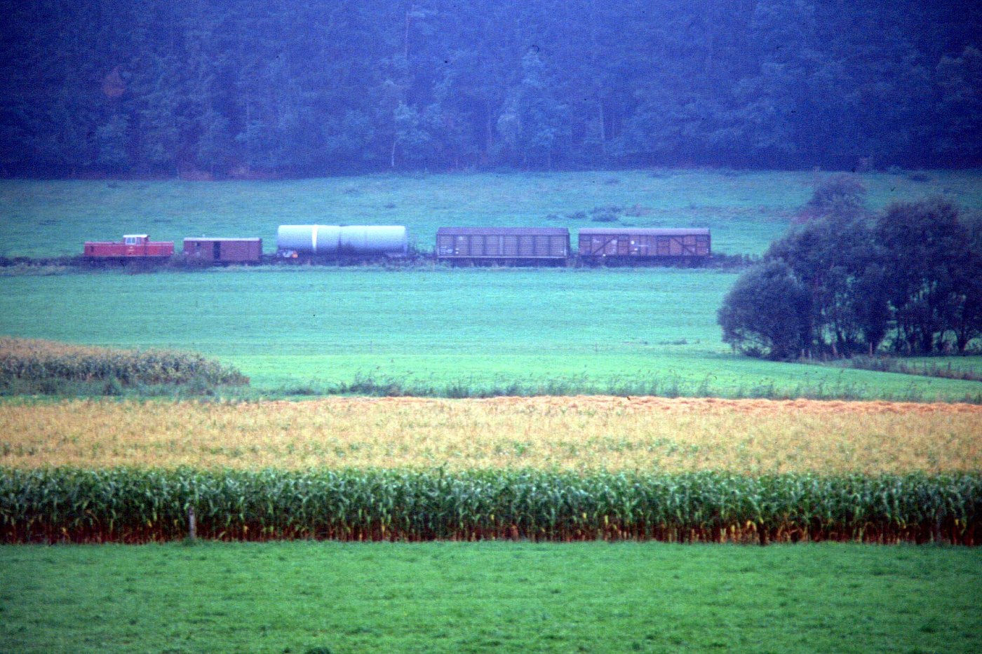 Goppertshofen Rottumtal Lok 251 903 Güterzug Rollbockbetrieb Kesselwagen