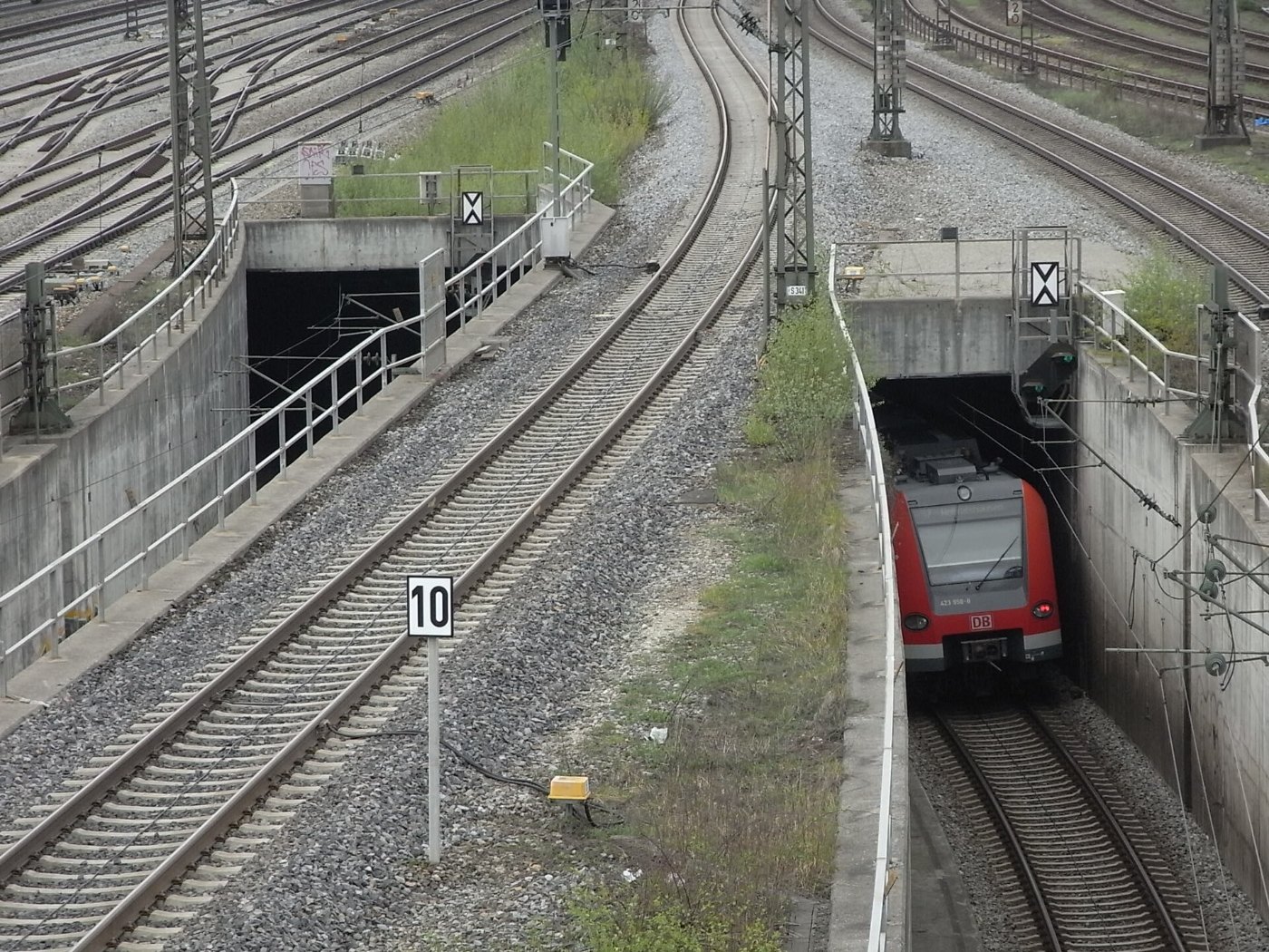 S Bahn München, Abzweig Richtung Heimeranplatz 1
