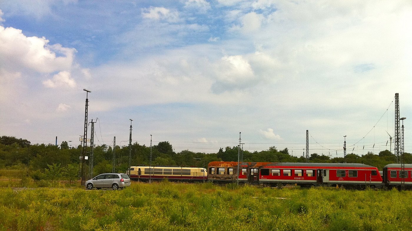Historischer Sonderzug (BR 103 auf dem ehemaligen DB Betriebswerk Betrie
