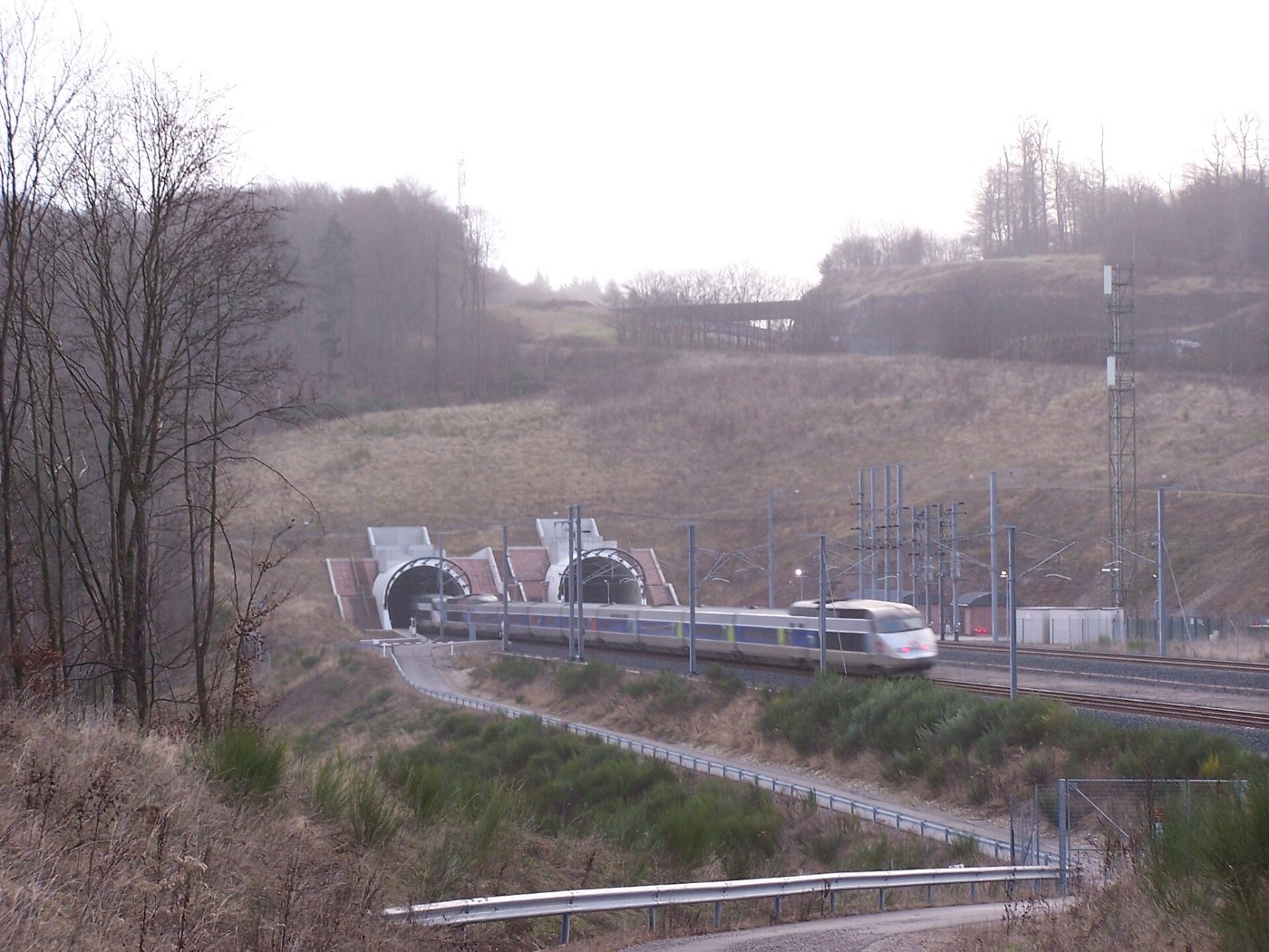 Tunnel Saverne Tête Ouest 2016 TGV 2