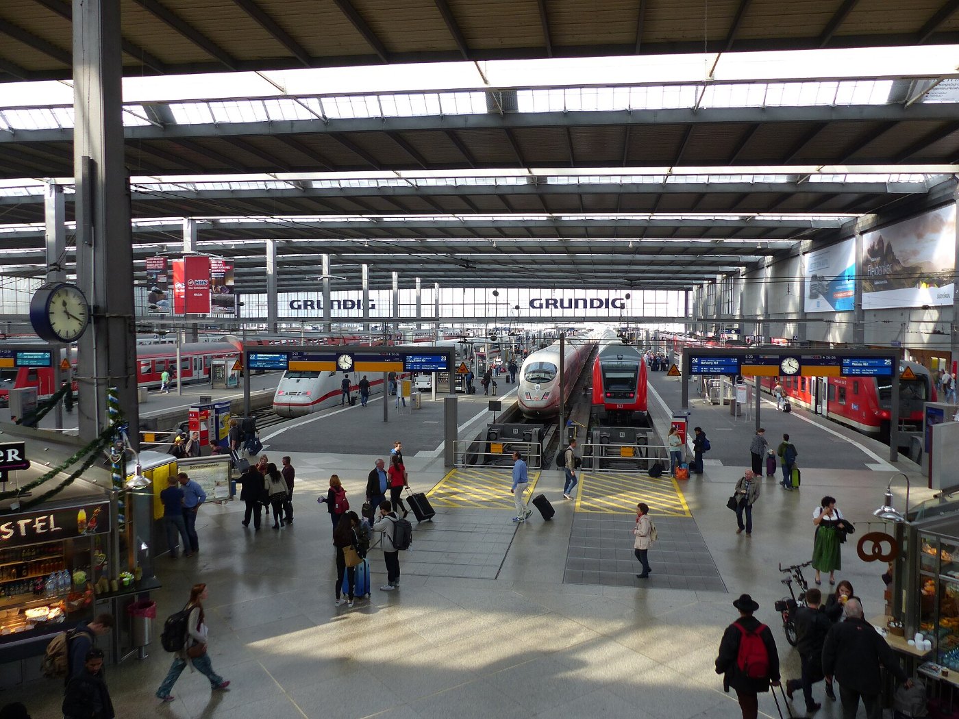 München Hauptbahnhof Bahnhofshalle