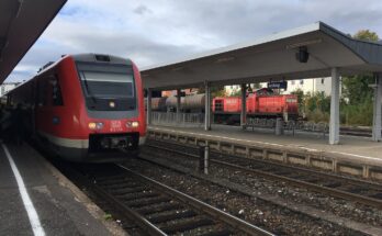 612 und 294 im Bahnhof Amberg