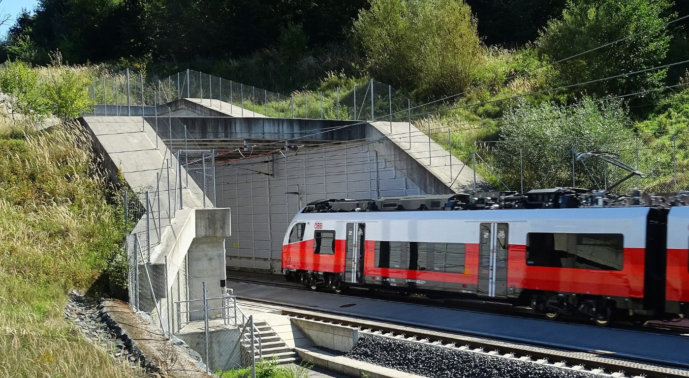 Koralmbahn, Untersammelsdorftunnel, Portal West