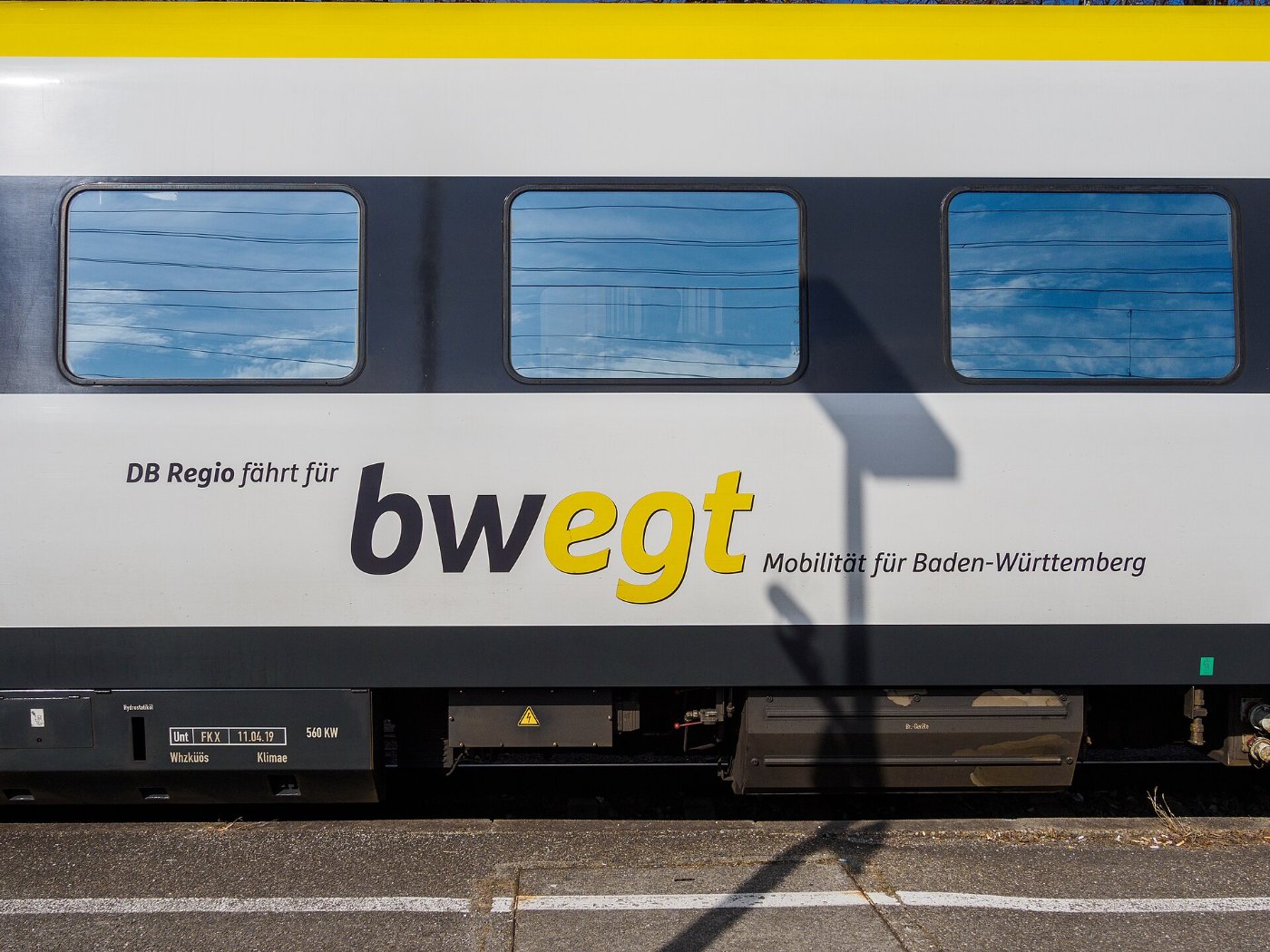 Bwegt Mobilität für Baden Württemberg DBAG Baureihe 612 (Singen, 2023)