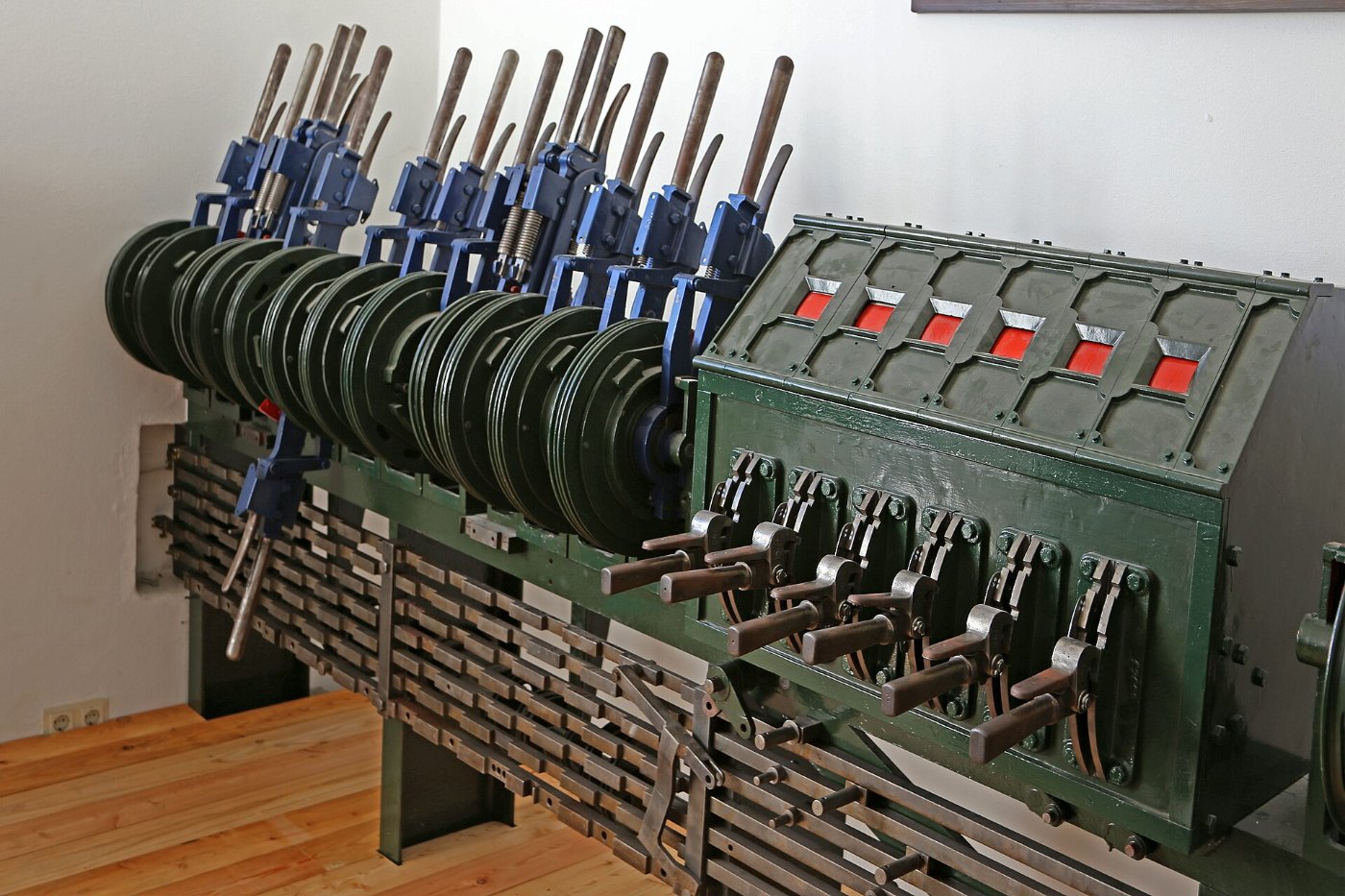 00 0250 Eisenbahntechnik Mechanisches Stellwerk