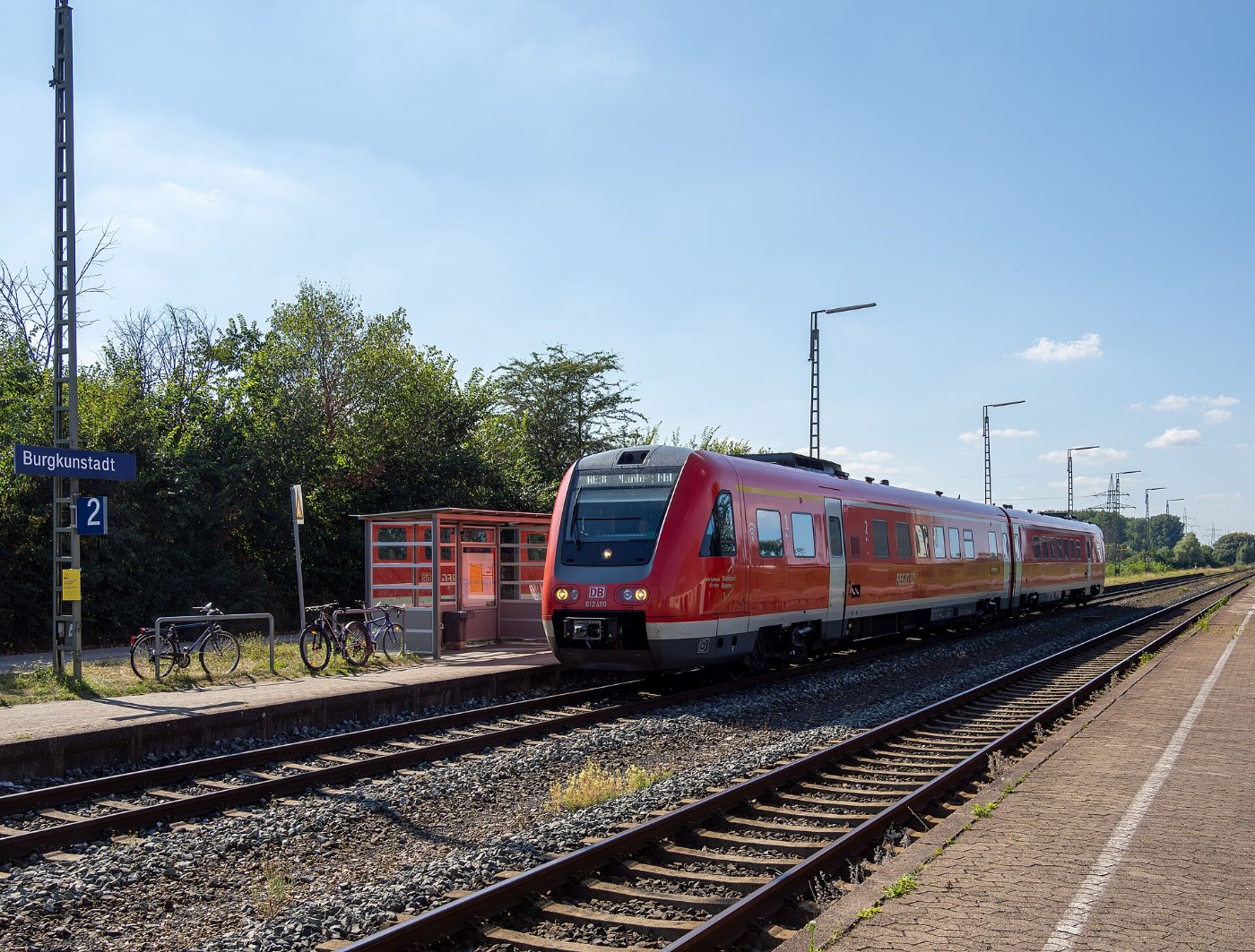 Burgkunstadt Bahnhof DBAG Class 612 RM