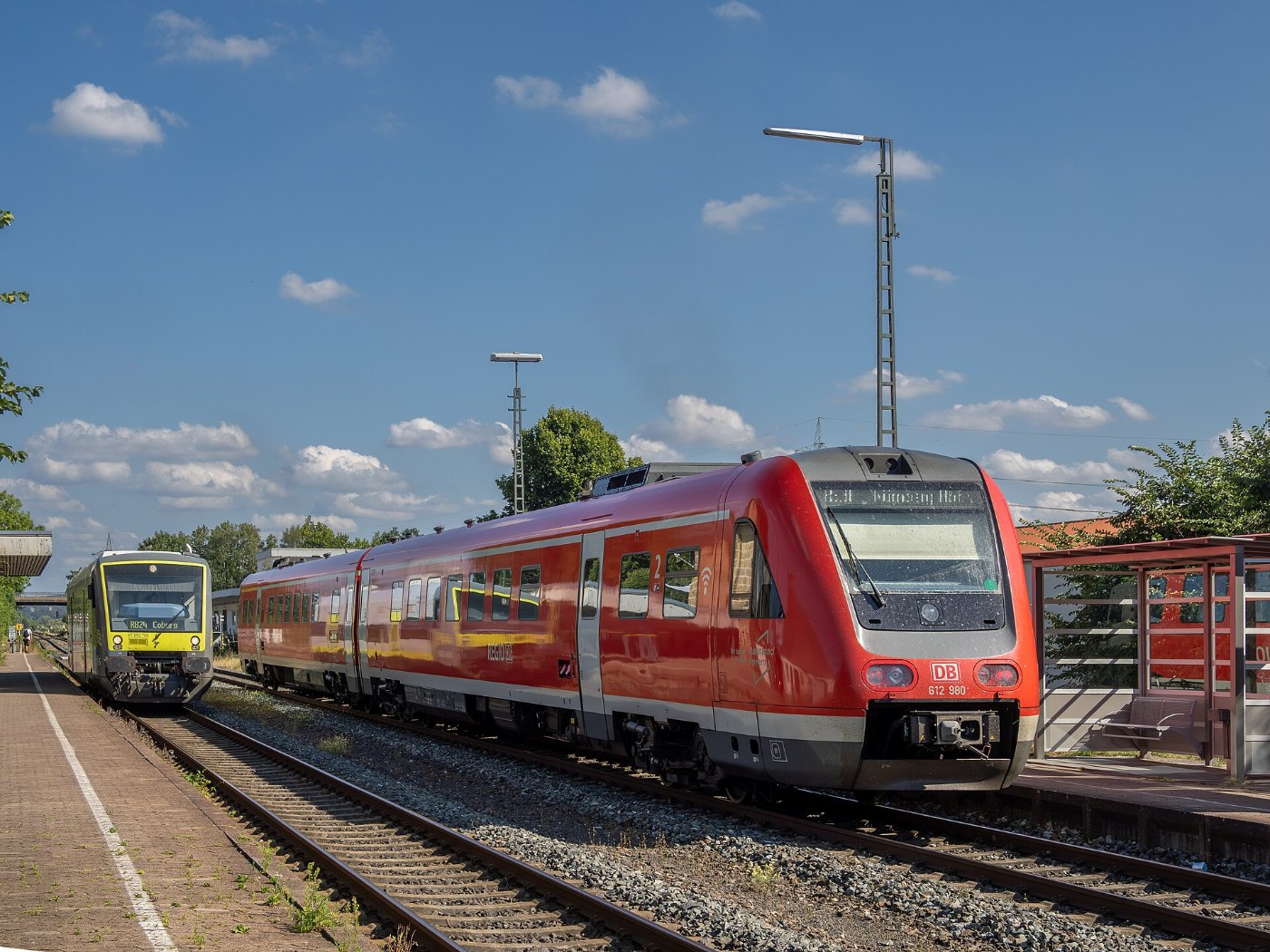 Burgkunstadt Bahnhof DBAG Class 612 RM