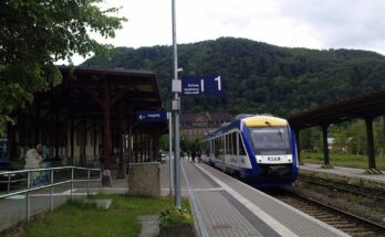 Thale Bahnhof Bahnsteig 1