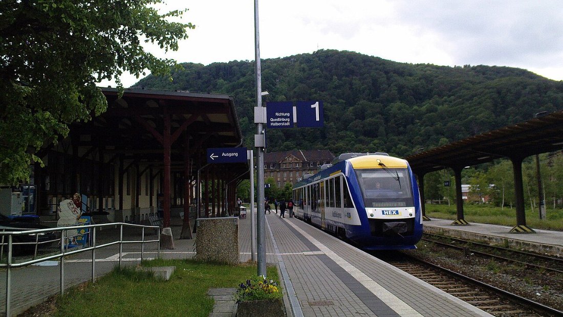 Thale Bahnhof Bahnsteig 1