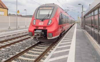 Zapfendorf Bahnsteig DBAG Class 442 770 RM