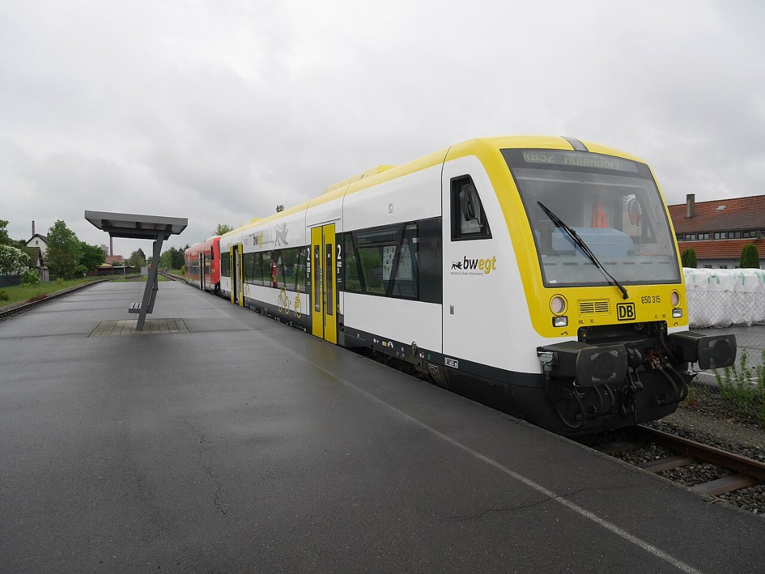 Bahnhof Bad Wurzach Bahnsteig