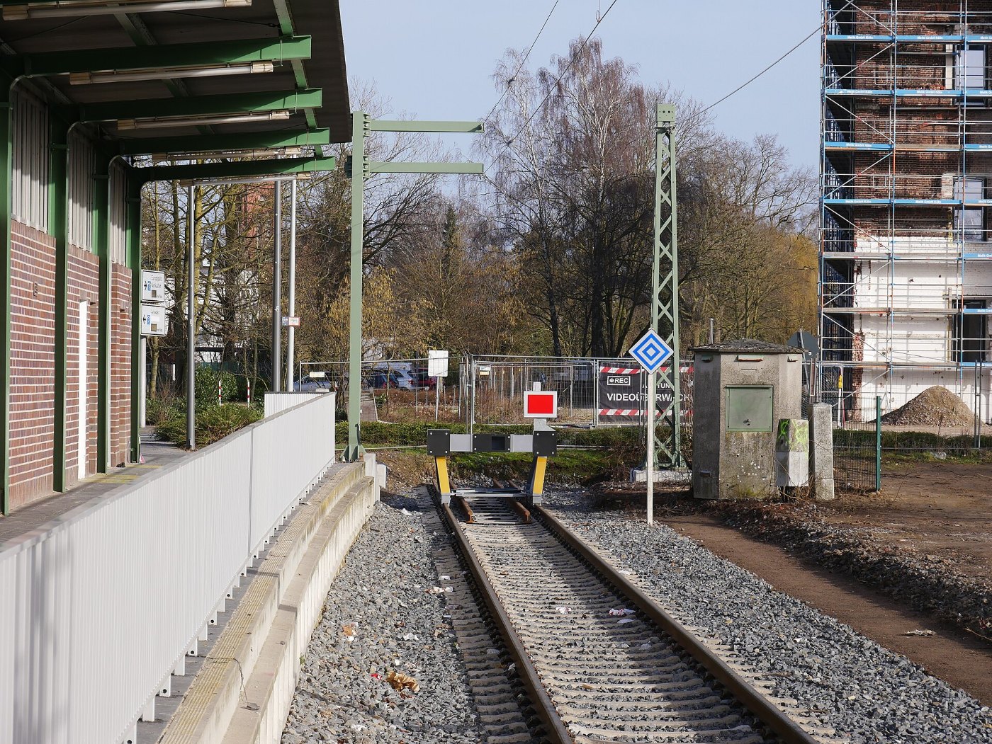 2022 01 30 Bahnhof Bocholt Streckenende