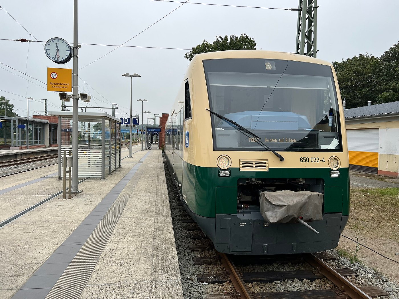 Bahnhof Bergen auf Rügen Stadler Regio Shuttle RS1