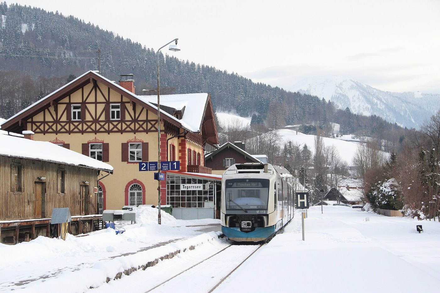 Bayern Bahnhof Tegernsee by Niederkasseler panoramio