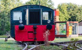 Münster, Speicherstadt, Lokomotive 2017 1794