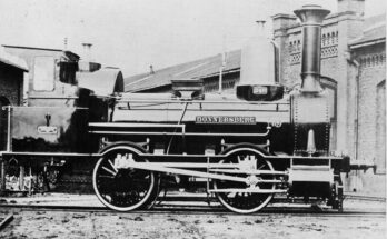 Deutscher Photograph um 1870 Lokomotive »Donnersberg« (Zeno Fotografie)