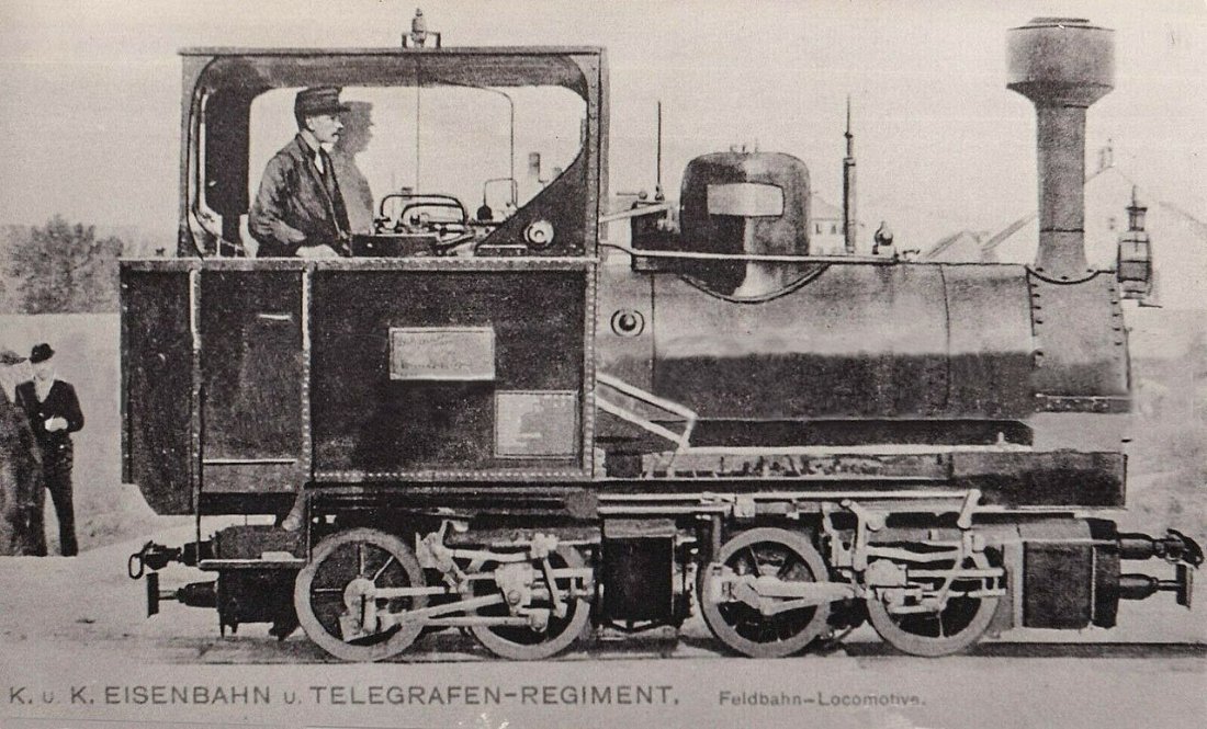 K. u. K. Eisenbahn und Telegraphen Regiment, Feldbahn Lokomotive