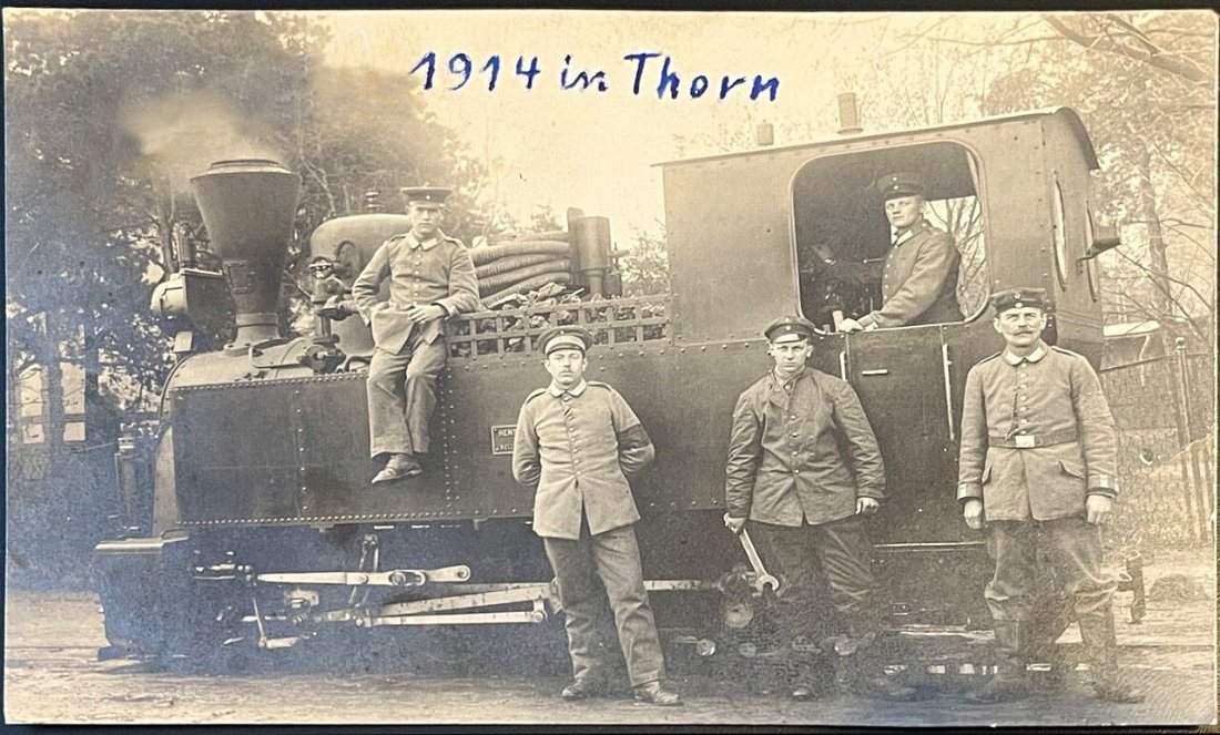 Henschel Feldbahn Lokomotive bei der Festungs Eisenbahn Kompanie Nr. 1, 