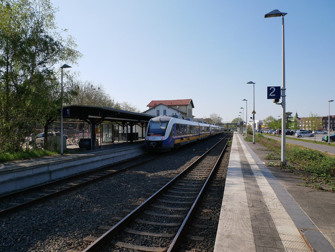 2019 04 20 Bahnhof Kleve NWB LINT (1)