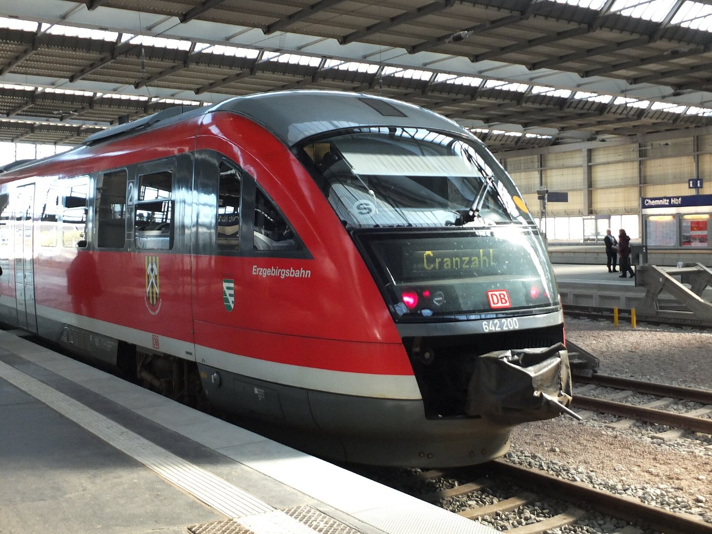 Chemnitz Hbf Erzgebirgsbahn Siemens Desiro Classic 642 200 01