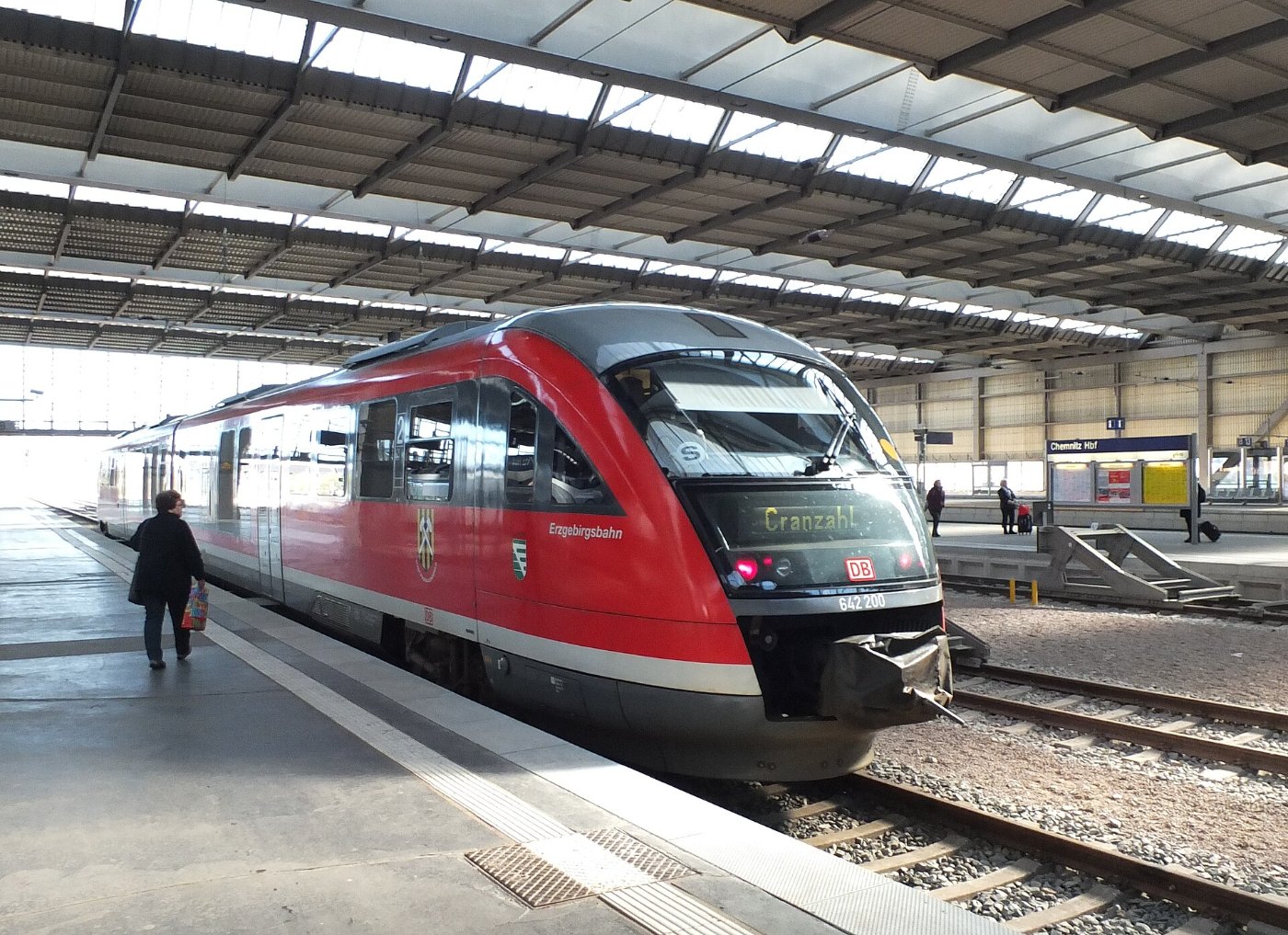 Chemnitz Hbf Erzgebirgsbahn Siemens Desiro Classic 642 200 02