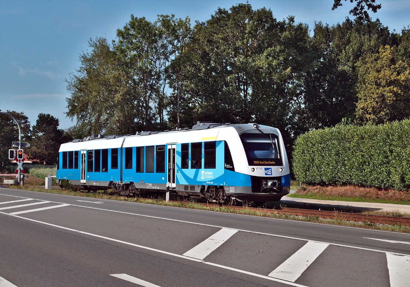 Bentheimer Eisenbahn VT 112 RB56 Neuenhaus Birkenstraße