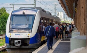 Alstom LHB Coradia LINT der NordWestBahn als RE18 nach Osnabrück Hbf in
