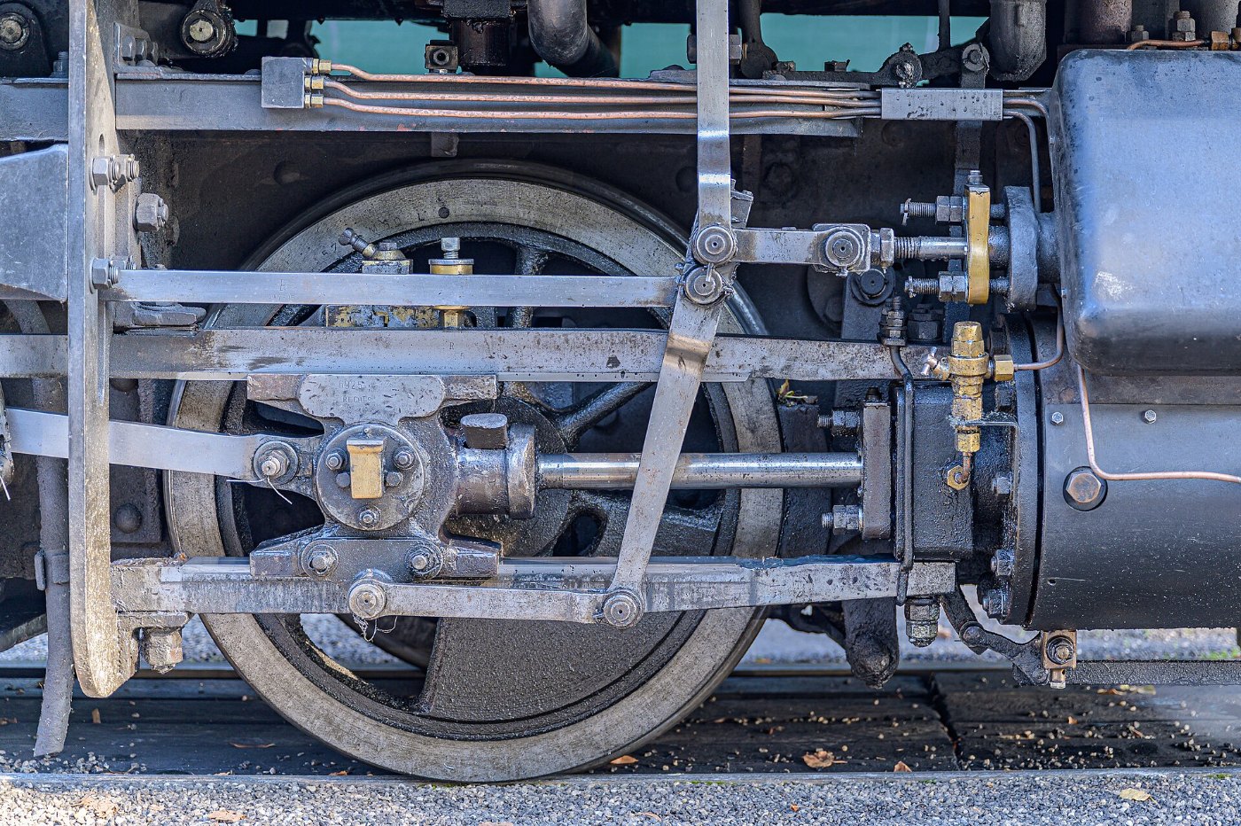 Grünburg Bahnhof Dampflokomotive Kraus 0681