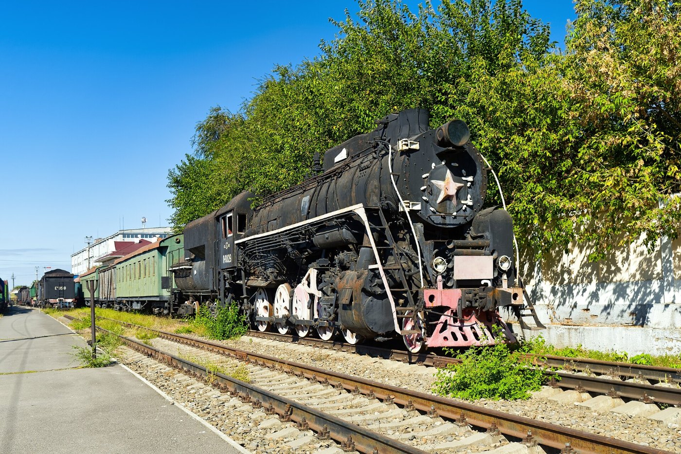 Rostov on Don. Museum of North Caucasus Railway, steam locomotive L 0029